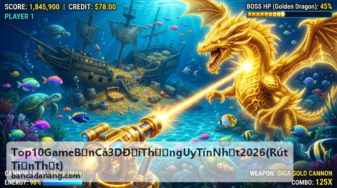 Bắn cá 3D Rồng Vàng